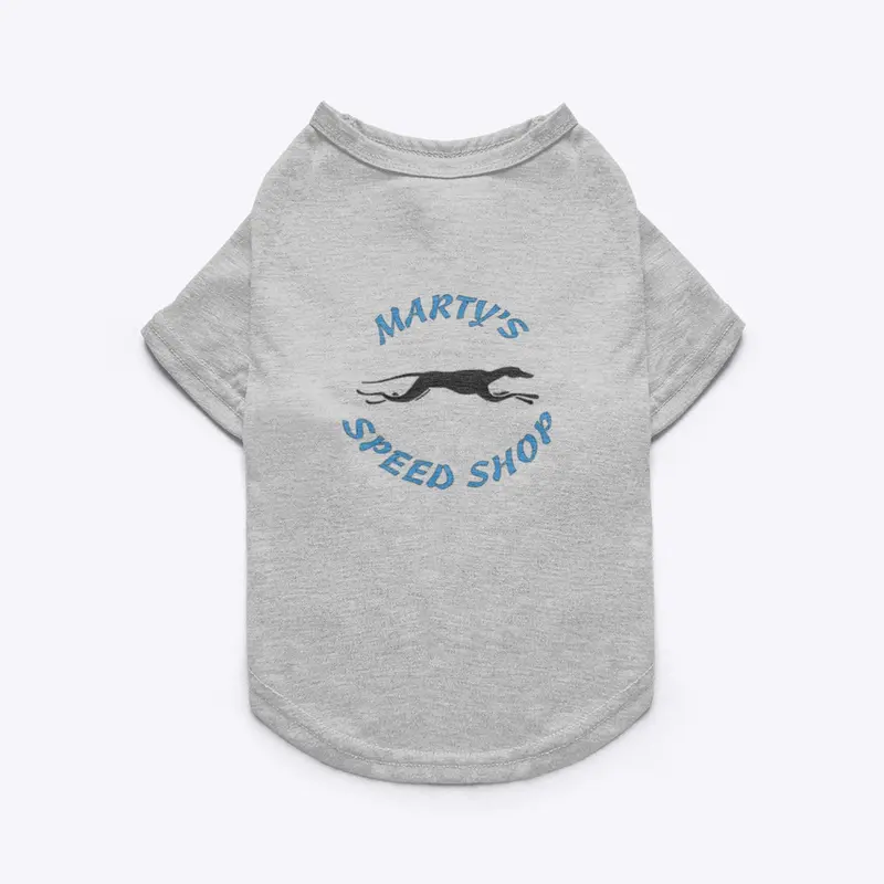 Marty's Speed Shop Pet Tee